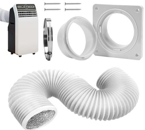Gomice Kit De Ventilation Portable Pour Fenêtre De Climatiseur | Kit d'Évent pour Climatiseur Mobile,Pièces De Remplacement D'Évacuation Pour Climatiseur Connecteur Murale Pour Ventilateurs