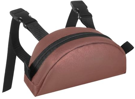 Pegciuho Bolsa para Silla de Montar de Caballo con Bolsillo en, Bolsa de Almacenamiento para Equipo Ecuestre para Sillas de Montar Western, MarrÓn