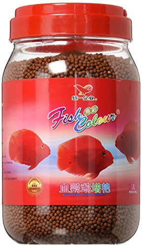 Uni-President Fish Color Enhancing Red Parrot And Cichlid Fish Feed Food, Medium, 688 G