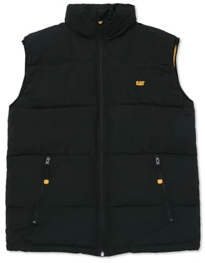 Quiltad väst, svart, L