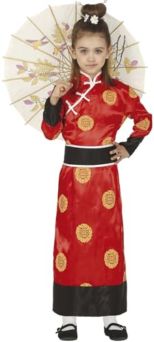 FIESTAS GUIRCA, S.L. Déguisement de Chinoise Leiko pour Fille S1-(5/6 Ans)