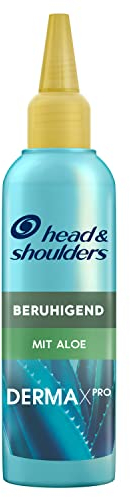 head & shoulders DermaXPro Instant Kopfhautentspannung 145ml mit Aloe Vera-Extrakt und Ceramide-Komplex; Lindert Sofort Juckende Kopfhaut und Spendet Feuchtigkeit; Fühlt sich leicht an