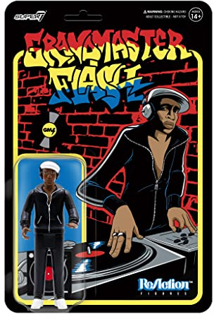 Super7 Grandmaster Flash ReAction figurina Grandmaster Flash 10 cm