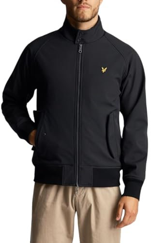 Lyle & Scott Softshell Harrington Jacket Herren Mit praktischen Taschen - Winddicht, Atmungsaktiv, Leicht, Ideal für wechselhaftes Wetter