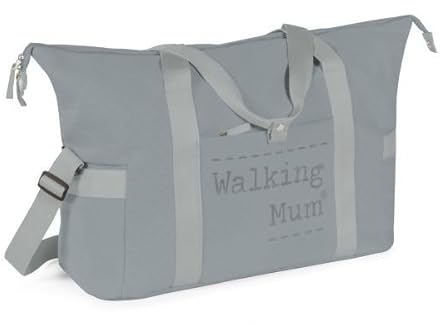 Walking Mum XL Eco Mum Wickeltasche, Blau/Grau oder Aprikose