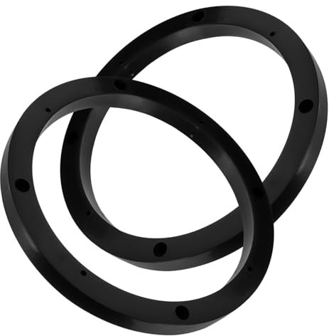 Gatuida Anillos Adaptadores De Altavoz para Coche 6,5 Pulgadas, Espaciadores De Plástico para Sistema De Audio De Vehículo, Accesorio De Montaje para Altavoces De Automóvil