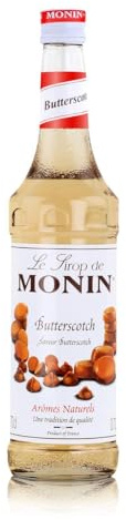 MONIN Premium Butterscotch Syrup 700ml for Cocktails and Mocktails. Vegan-Friendly, Allergen-Free, 100% Natural Flavours and Colourings