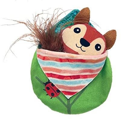 KONG Pull-A-Partz Tuck Cat Toy with Catnip