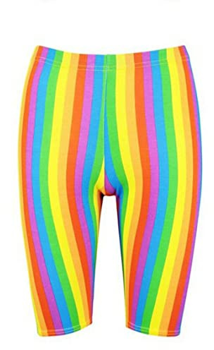 GOSTYLES® Womens Cycling Over-Knee Shorts, Ladies Super Stretch Activewear Walking, Running, Gym, Yoga & Sports Biker Shorts UK Plus Sizes 8-26