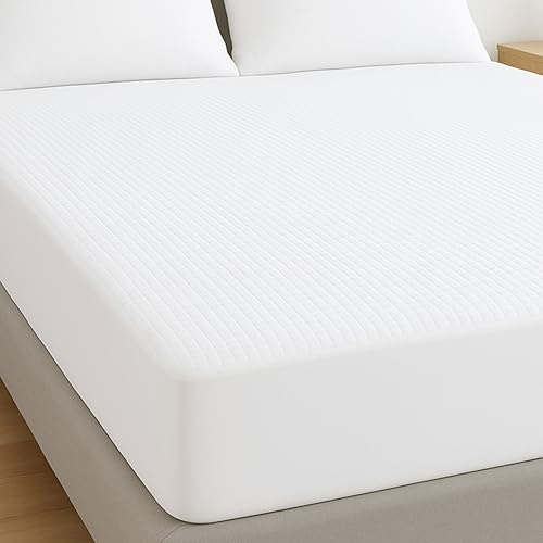 HAIYMA- Protector Colchón 180x190/200 | Protector Colchón Impermeable 100% Silencioso, Funda Colchón Acolchada 350 g/m², Altura 30 cm | Cubre Colchón de Calidad Fabricado en España(180x190/200)