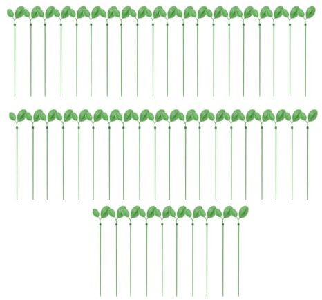 Folpus Lot de 50 Attaches pour Plantes, Serre-câbles, Fils métalliques, de qualité supérieure, pour Jardin Industriel et Domestique