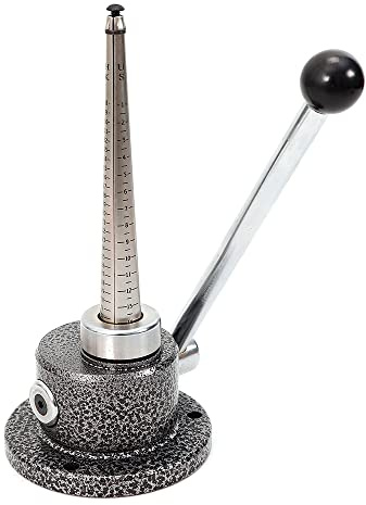 Herramienta de acero inoxidable, tamaño de anillo ampliador manual, ajuste de ancho de anillo dorado y plata, extensor de anillo con 4 escalas, estructura de acero de 7 kg, ideal para reparación de