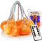 Himalayan Salt Lamp String Lights Remote Control Natural Salt Block Decoration for Home (3AAA Battery)