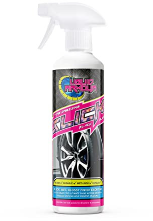 Liquid Armour High Gloss Tyre Dressing | Rubber Cleaning Care, Black Wet Look Finish, 500ml