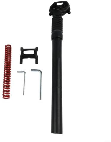 Aluminum Alloy Bike Seatpost with Adjustable Suspension Shock Absorber, 350mm Length, Fits 25.4-34.9mm Diameters(33.9mm by shim)
