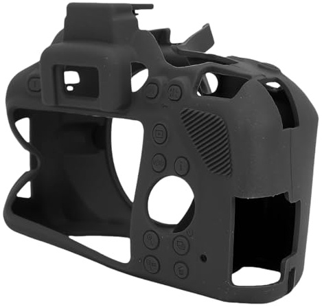 Fabater Coperchio di Protezione della Fotocamera per Alloggiamento in Silicone della Fotocamera per D3500 - Forma - Forma di Copertura (BLACK)
