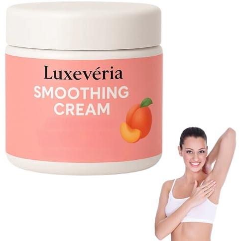 HERBIONYX Smoothing Cream, Luxevéria Facial Hair Removal Cream, Gentle on Skin, Hydrating Effect, Effectively Smooths Skin (1 Bottle)