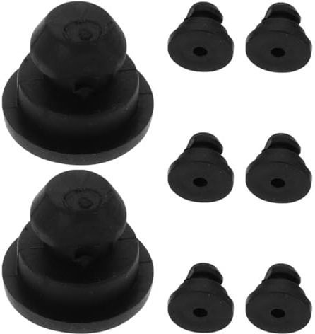 Garneck 8 Austauschbare Rutschfeste Gummifüße für Slow Cooker und Reiskocher Hitzebeständige Topfzubehör Ersatzfüße für Küchenkleingeräte