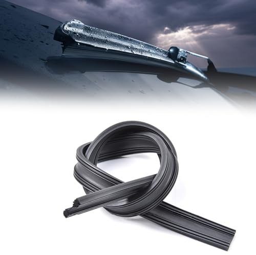 Windscreen Wipers, 6 Pcs 70 cm 28 Inch Rubber Blade Refills | 6 pcs rubber refills, 70 cm 28 inch, frameless wiper blades, trim to size, cars, vans, SUVs