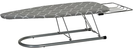 Household Essentials Tabletop Ironing Board with Iron Rest and Door Hanger | Compact Folding Ironing Station for Dorm Rooms, Apartments, and Small Spaces | 36.5x12