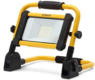 Stanley Rechargeable LED Folding WORKLIGHT-SXLS31340E-24W, Die Cast Aluminium, Yellow/Black