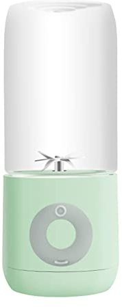 Maizoon Taza exprimidora eléctrica USB portátil personal mini batido batidos licuadora batidora de frutas doméstica con 3 cuchillas 1300 mah para oficina cocina viajes en casa 500 ml / 16,9 oz verde