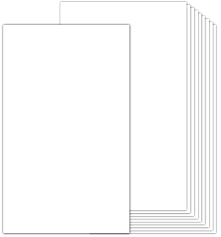 White Blank Cover Stock 8.5x14 Thick Paper 100 Sheets, Goefun 80lb Heavyweight Legal Cardstock Printer Paper For Arts and Crafts, Brochures, Menus, Posters