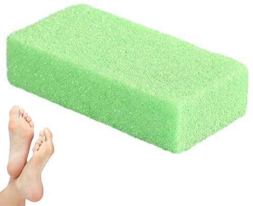 Pierre ponce pour les pieds - Exfoliant pour les pieds et dissolvant de callosités pour peaux mortes sèches - Lime à pied et grattoir de pédicure à 2 faces pour les des pieds et des mains Fukamou