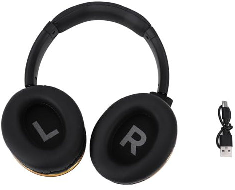 ANC aktiva brusreducerande hörlurar, Bluetooth-hörlurar Vikbara Uppladdningsbara Over Ear-headset Bekvämt för researbete