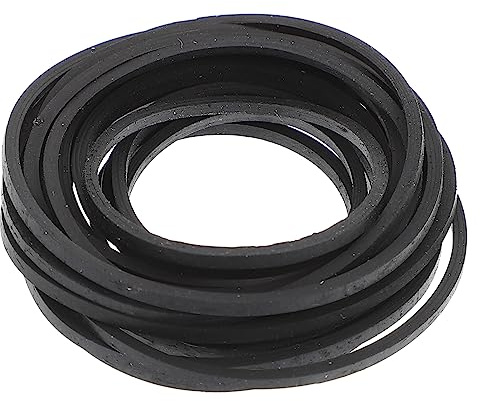 jojofuny 20pcs Sturdy Rubber Cassette Belt for Recorder Drive Belt Repair Flat Rubber