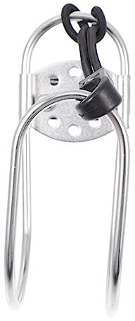 HANABASS Rettungsringhalterung Dekorativer Rettungsring Bootsplane Kajakzubehör Schwebend Entlüften Boote Gürtel Bootszubehör Yacht Winde Geräte Rostfreier Stahl Silver