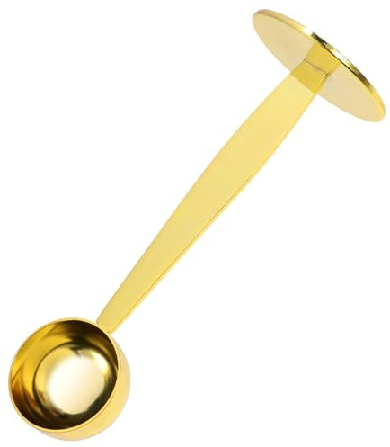 VERDANVERSE Cucharas Dosificadoras De Café De Acero Inoxidable Con Cabeza Redonda y Diseño Pulido Medidor Para Café y Té Cocina Para Polvos y Granos Fácil De Limpiar y Usar