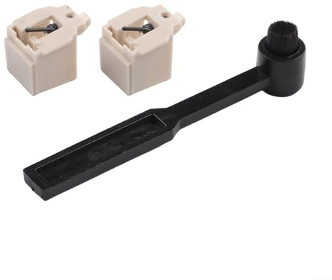 HpLive Ago giradischi, ATN3600L, aghi di ricambio per giradischi con spazzola di pulizia per Audio-Technica AT-LP60X, per AT3600 e AT3650(2PCS)