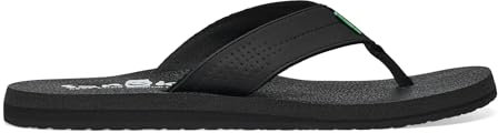 Sanuk Herren Bieruntersetzer Flipflop, Schwarz, 44 EU