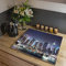 banjado® Herdabdeckplatte Glas 1-teilig 60x52 cm/Schneidebrett Herdabdeckung mit Motiv New York/Herdabdeckplatten Ceranfeld 1teilig / Schneidebrett Glas individuell einsetzbar