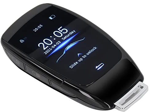 Universal-LCD-Bildschirm-Smart-Key, TK900 LCD-Touchscreen-Smart-Key-Remote-Keyless-Entry-Ersatz für Modelle mit Start-Stopp-Motortaste (Schwarz)