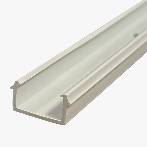 WBM Cre8 Mounting Plate for Decorative Wall Panelling Slats - 2400mm x 13mm x 7mm - 8 Pack