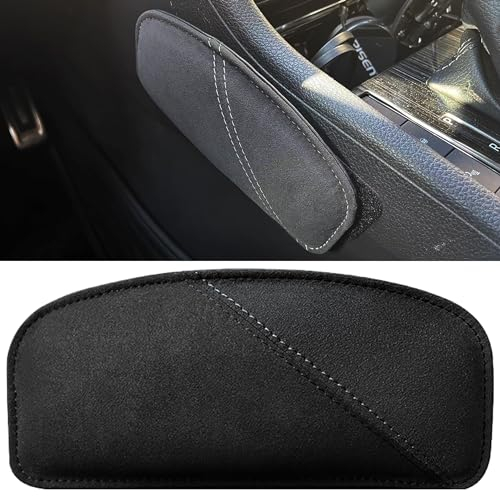 LIANCHEN Auto Kniekissen Auflage Auto Knie Bein Ellenbogen Kissen Autotür-Armlehnenkissen Auto-Beinkissen-Kniepolster Knie Bein Ellenbogen Kissen für Knie und Oberschenkel Auto-Innenzubehör (Schwarz)