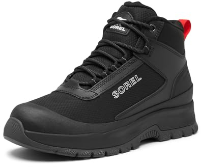 Sorel Chaussures Outing NW Sneaker Mid WP, construction imperméable, amorti léger, semelle intérieure amovible, style adaptable - Hommes