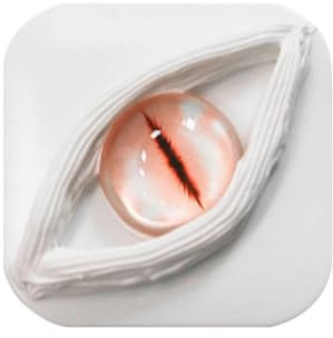 Contact Lens Case, Fancy Halloween Gifts Eyes Personality Box, Color Contact Eyes No Removal Contact Storage Lens Kit Lens,