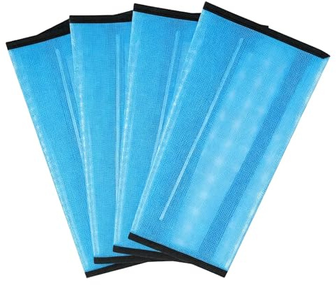 carotoe Juego de 4 mallas sueltas para botas de caballo, mallas protectoras para patas de caballo, para moscas, botas para caballos