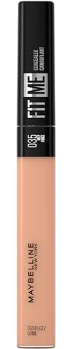 Maybelline New York Correttore Fit Me, Formula Liquida Leggera, Ottima Coprenza, Finish Anti Fatica, 35 Deep Foncé, 6,8 ml