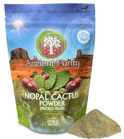 Nopal Cactus figue de barbarie  Poudre brute moulue 250 g