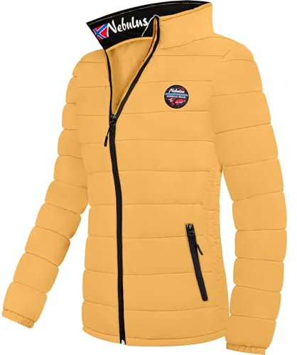 Nebulus Damen Jacke TAMMES, warme Outdoorjacke, praktische & vielseitige Übergangs- & Winterjacke, gelb - L/40