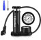 Mini Bicycle Pump Bike Foot Pump 120 PSI Foot Activated Floor Pump with extra sensitive Pressure Gauge Portable Air Pump with Gas Ball Needle for All Bike, Fits Presta & Schrader Valve