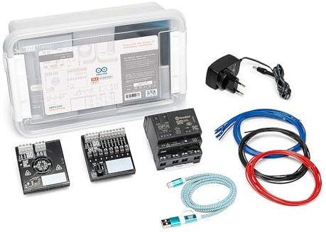 Arduino PLC Starter Kit [AKX00051] - Includes Arduino Opta for Industrial Automation, Wi-Fi, Bluetooth, I/O Modules & 20+ Hours of Online Learning Content | Cloud Integration for Smart Manufacturing