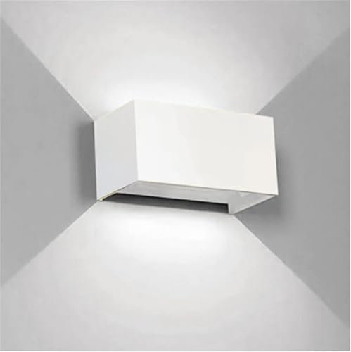 Voltix 24W Applique da Parete LED, IP65 Impermeabile, Applique da esterno Fascio Luminoso Regolabile, Lampada da Parete Interno/Esterno Casa e Giardino (Luce Fredda - 6500K, Bianco)