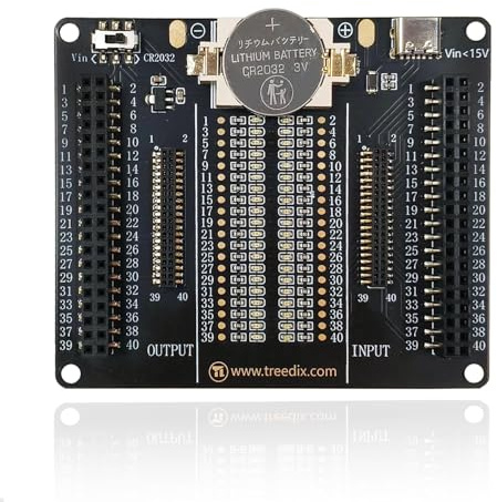 Treedix Cable Tester Board for JTAG, IDC Flat Ribbon Cable Tester 20 LED Indicators Accurately Detect Short and Open Circuits, Tester Checker for 2×20pin 2.54mm/1.27mm JTAG Cable