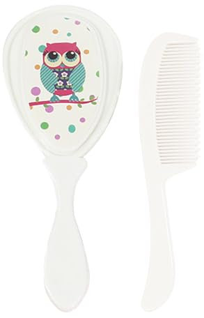 Baby Haarbürste Set für Neugeborene, Babybürsten und Kammset,Cradle Mütze Baby Haarbürste Pflege Haarbürste - Sicherheits Kopfhautmassage Kinderprodukte für