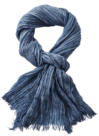 WEOKDFHA Bufanda De Algodón Y Lino Bufanda de lino y algodón arrugada for hombres mujeres, cálida, pashmina corta con borlas, accesorios masculinos, chales(Color 02)